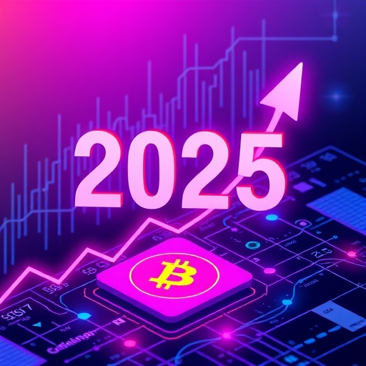 2025 年數位金融與科技成長插圖，展現創新與挑戰的雙刃劍效應，全球市場轉型、<a href=