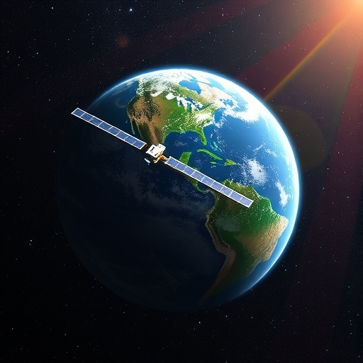 FCC批准SpaceX星鏈Gen2衛星部署的插圖，象徵全球高速寬頻的重要一步