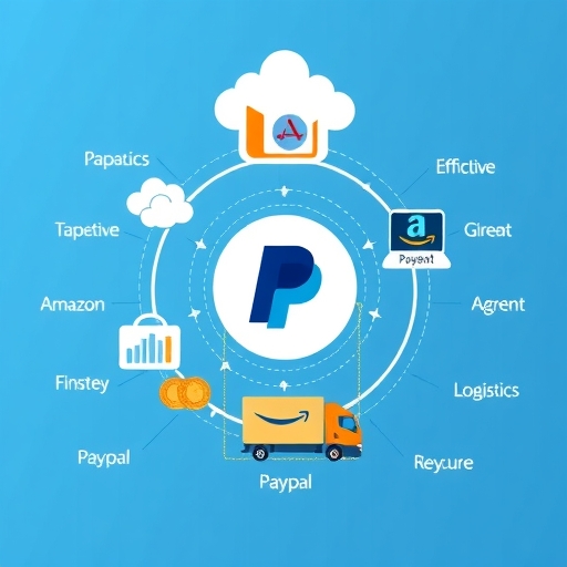 PayPal-Amazon混合模式下的支付處理與電子商務平台整合，實現安全交易與高效物流